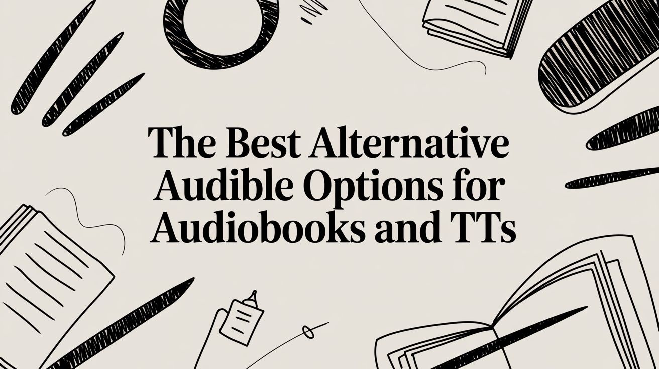 The Best Alternative Audible Options for Audiobooks and TTS
